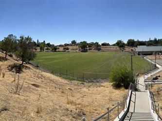 field from stairs